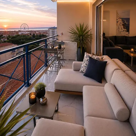 Nereo Riviera - Vue - Dernier Etage - 2 Terrasses - 5 Min *