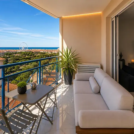 Nereo Riviera - Vue - Dernier Etage - 2 Terrasses - 5 Min